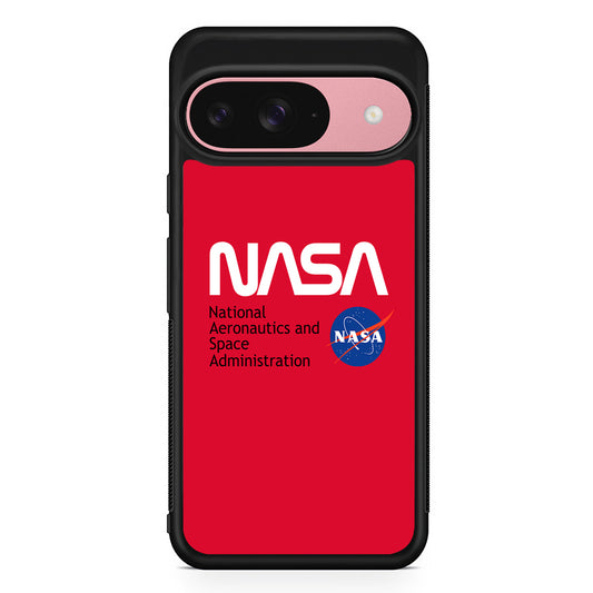 Nasa Red Authentic Google Pixel 9 Case | Google Pixel 9 Protective Rubber Case