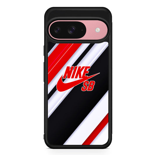 Nike StripeModern Pattern Google Pixel 9 Case | Durable Google Pixel 9 Cover