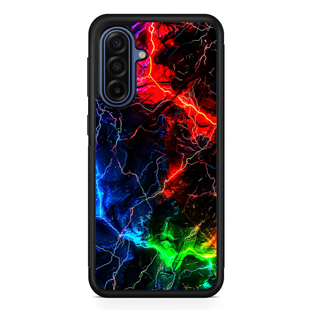 Lightning Strike at Night Samsung Galaxy A17 Case | Slim Protective Phone Cover