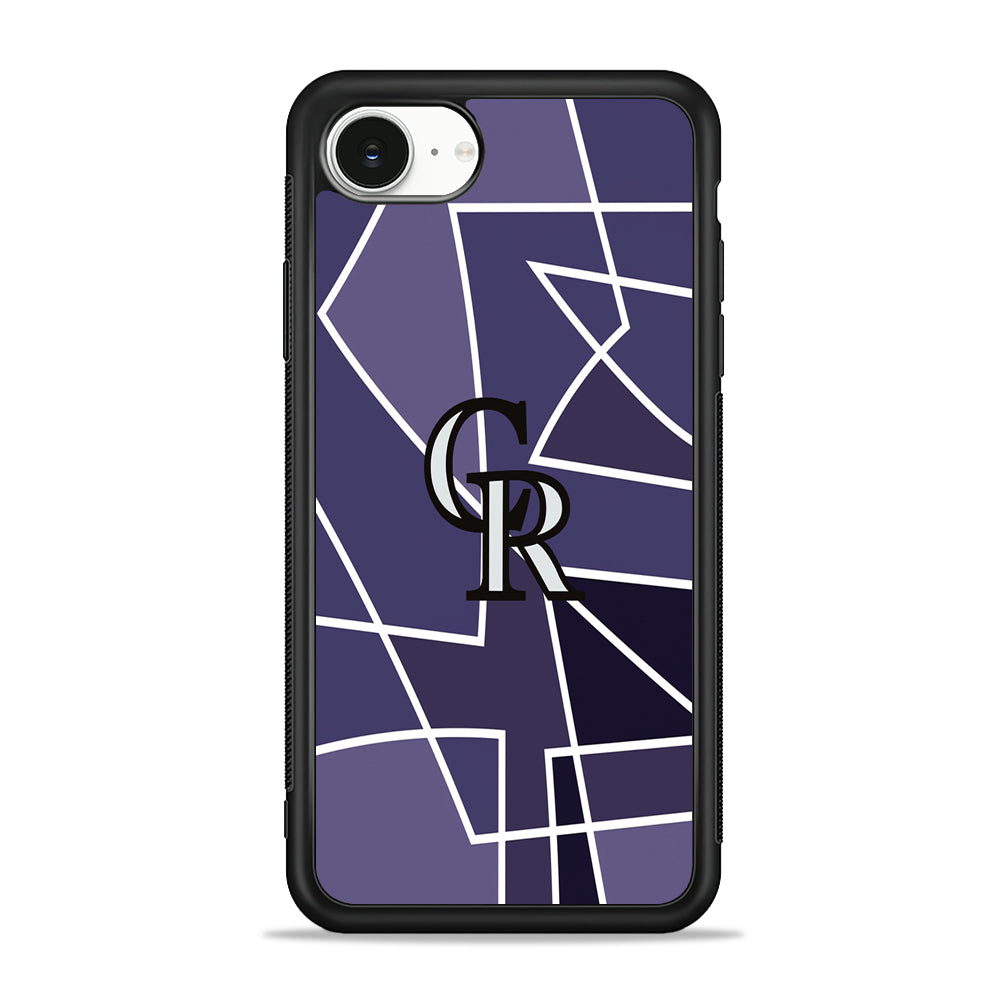 MLB Colorado Rockies Logo iPhone 16e Case | Protective Phone Cover