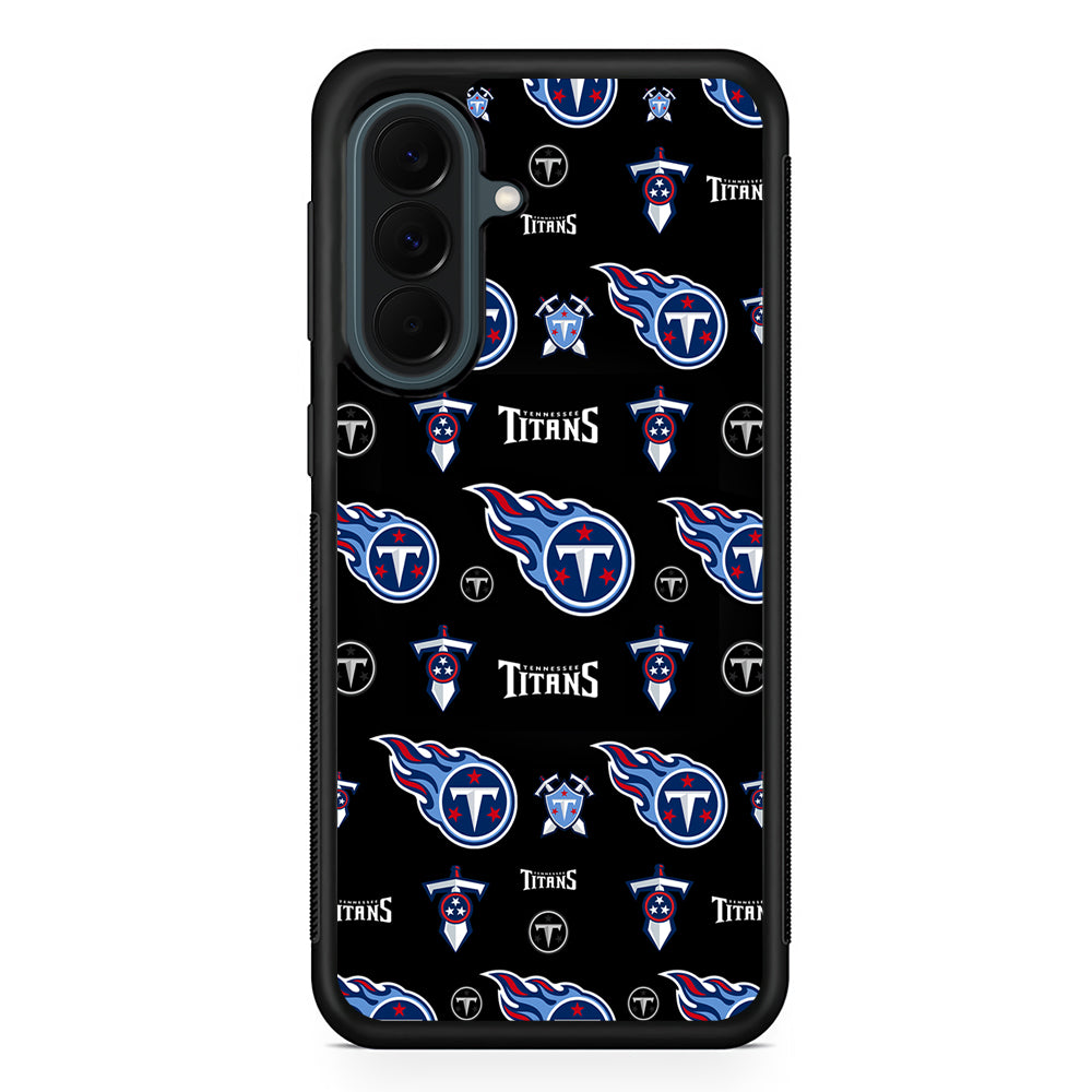 NFL Tennessee Titans Pattern Samsung Galaxy A37 Case | Samsung Galaxy A37 Rubber Phone Case