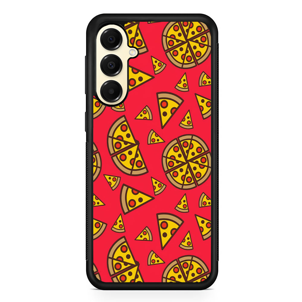 Pizza Slice Pattern Samsung Galaxy A16 Case | Slim Rubber Samsung Galaxy A16 Case