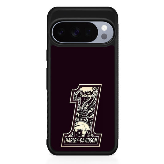 Harley Davidson Number Dark Purple Google Pixel 10 Pro Case | Protective Google Pixel 10 Pro Cover
