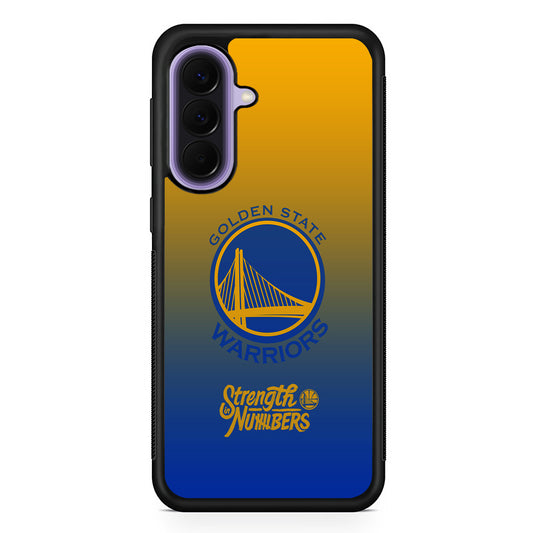NBA Golden State Warriors Gradient Samsung Galaxy A57 Case | Slim Samsung Galaxy A57 Rubber Case