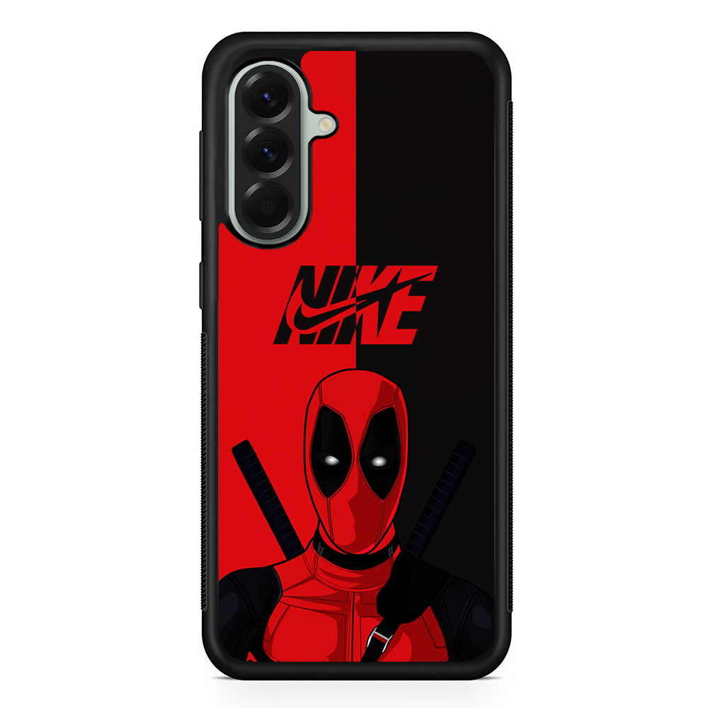 Nike Deadpool Red Grey Samsung Galaxy A56 Case | Durable Samsung Galaxy A56 Cover