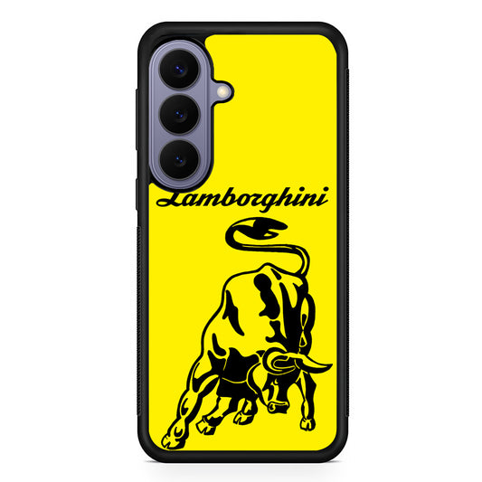 Lamborghini Word Icon Samsung Galaxy S26 Case | Slim Protective Rubber Case for Samsung S26