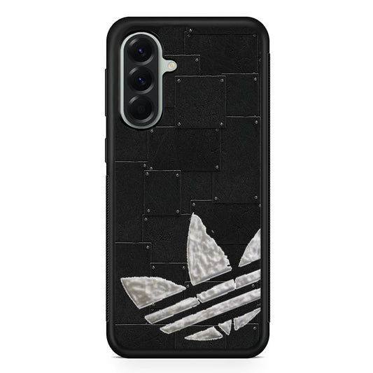 Adidas Metal Skin Logo Samsung Galaxy A56 Case | Samsung Galaxy A56 Rubber Protective Case
