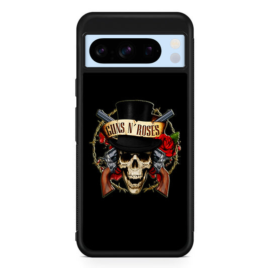 Guns N Roses Rock Skull Google Pixel 8 Pro Case | Slim Rubber Case for Google Pixel 8 Pro