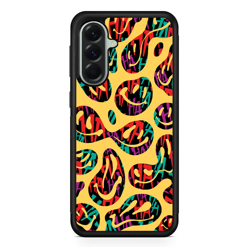 Smiley Dilution Samsung Galaxy A56 Case | Samsung Galaxy A56 Protective Rubber Case