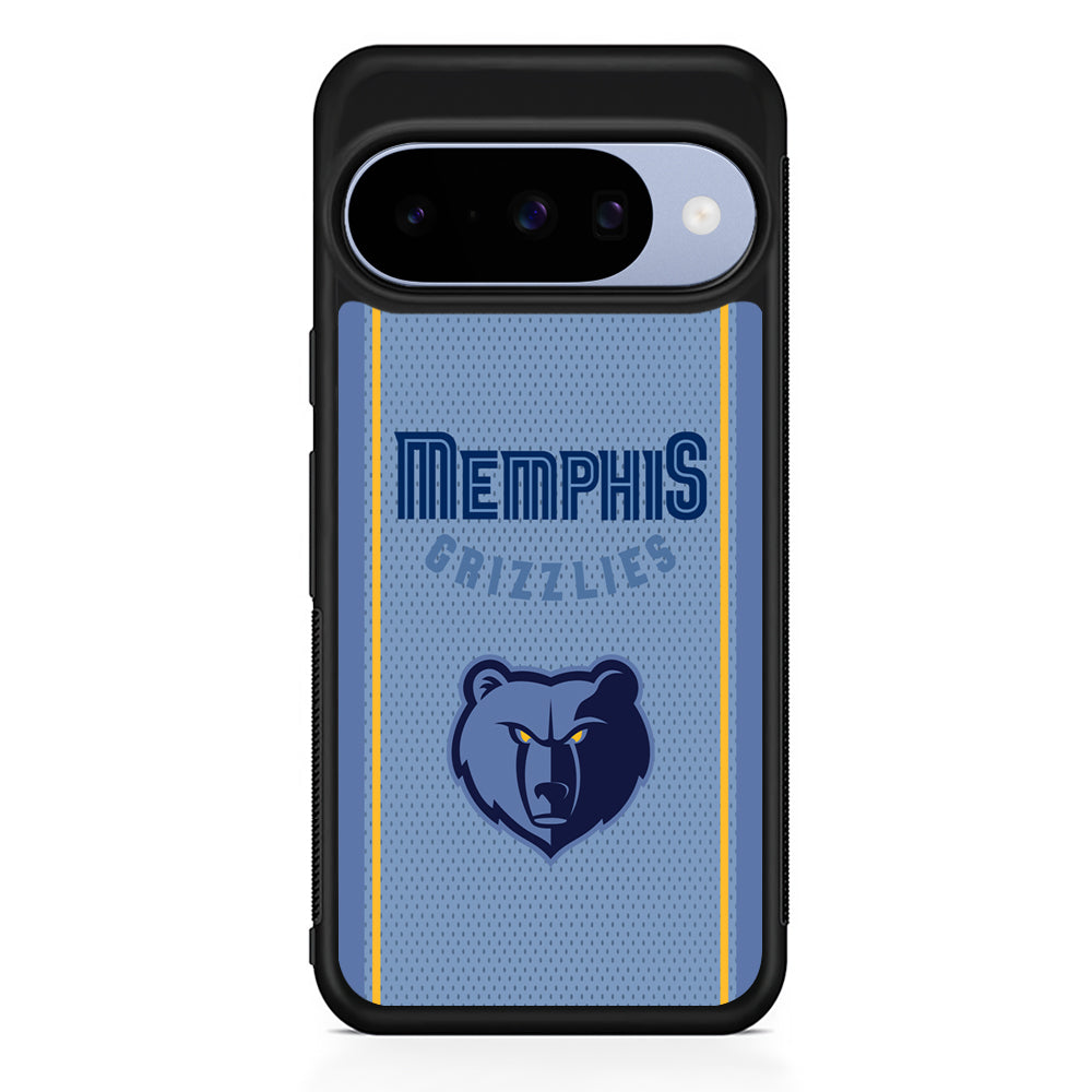 NBA Memphis Grizzlies Jersey Google Pixel 10 Case | Google Pixel 10 Rubber Protective Case