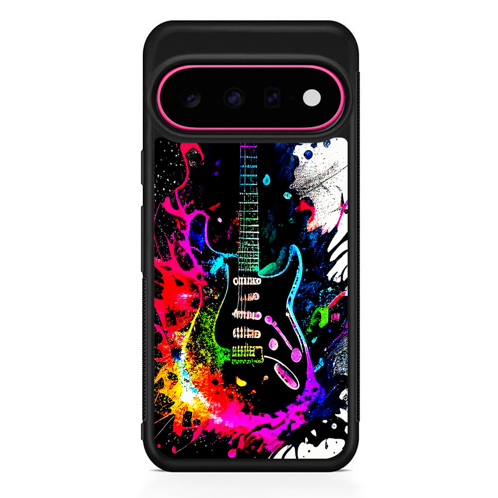 Guitar Art Explosion Google Pixel 11 Case | Slim Shockproof Cover
