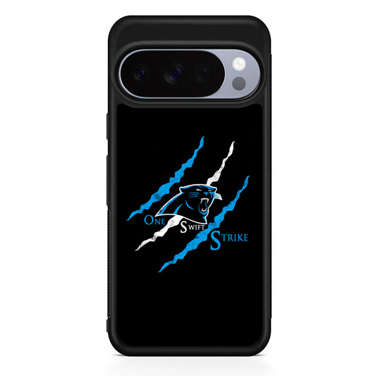 NFL Carolina Panthers Strike Google Pixel 10 Pro Case | Slim Google Pixel 10 Pro Rubber Case