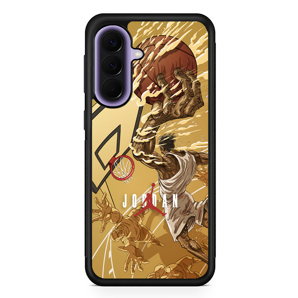 Air Jordan Golden Chance Samsung Galaxy A57 Case | Slim Samsung Galaxy A57 Rubber Case