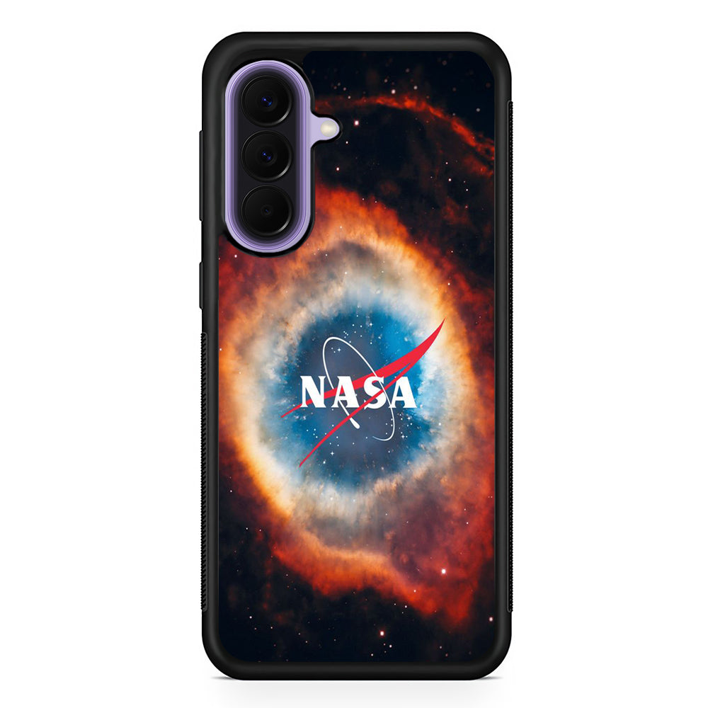Nasa Nebula Logo Samsung Galaxy A57 Case | Slim Samsung Galaxy A57 Rubber Case