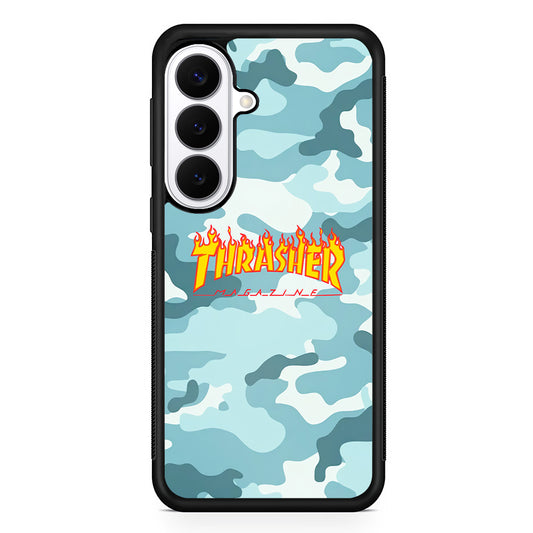 Thrasher Camo Light Blue Samsung Galaxy S26 Plus Case | Stylish Protective Cover for Samsung Galaxy S26 Plus