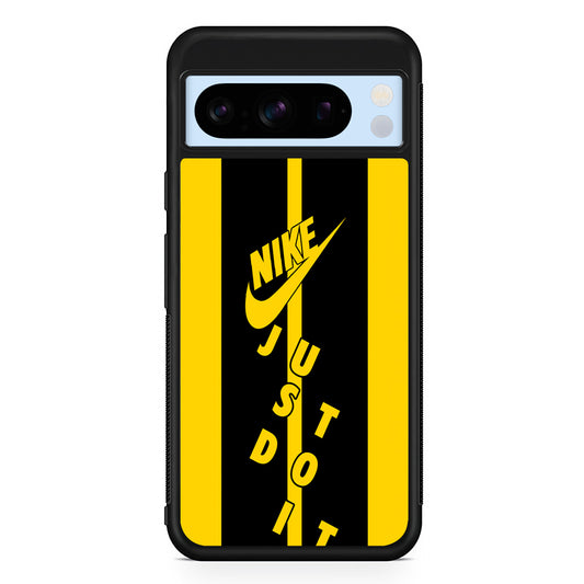 Nike Yellow Stripe Just Do It Google Pixel 8 Pro Case | Premium Protective Case for Google Pixel 8 Pro