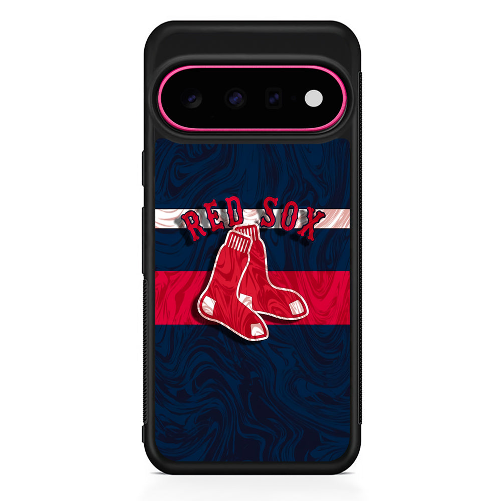 MLB Boston Red Sox Logo Google Pixel 11 Case | Slim Shockproof Cover