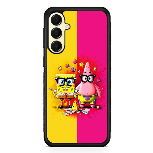 Spongebob and Patrick Yellow Pink Samsung Galaxy A16 Case | Slim Rubber Samsung Galaxy A16 Case