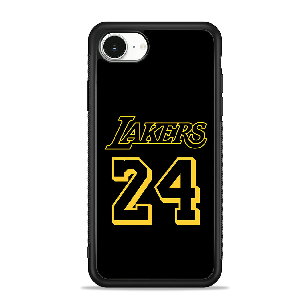 Kobe Bryant Lakers 24 iPhone 16e Case | Protective Phone Cover