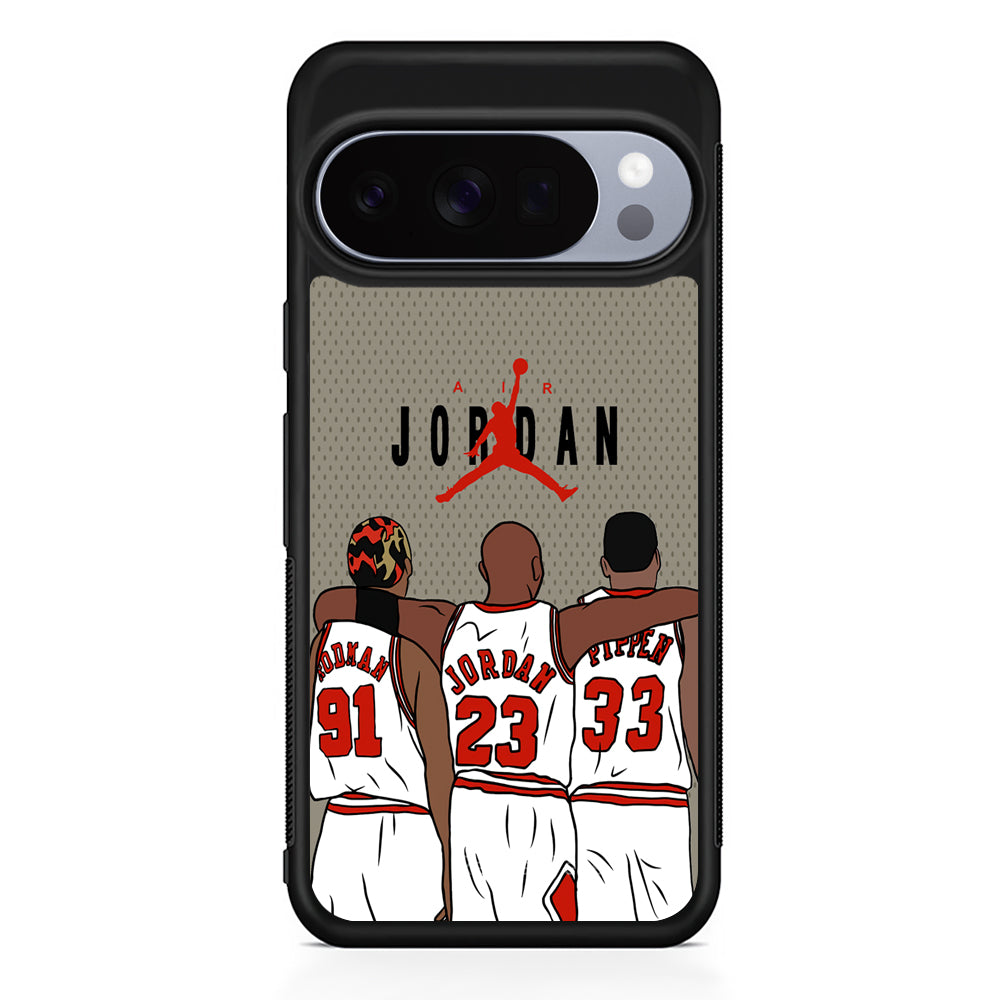 Air Jordan Story of Comrade Google Pixel 10 Pro Case | Slim Google Pixel 10 Pro Rubber Case