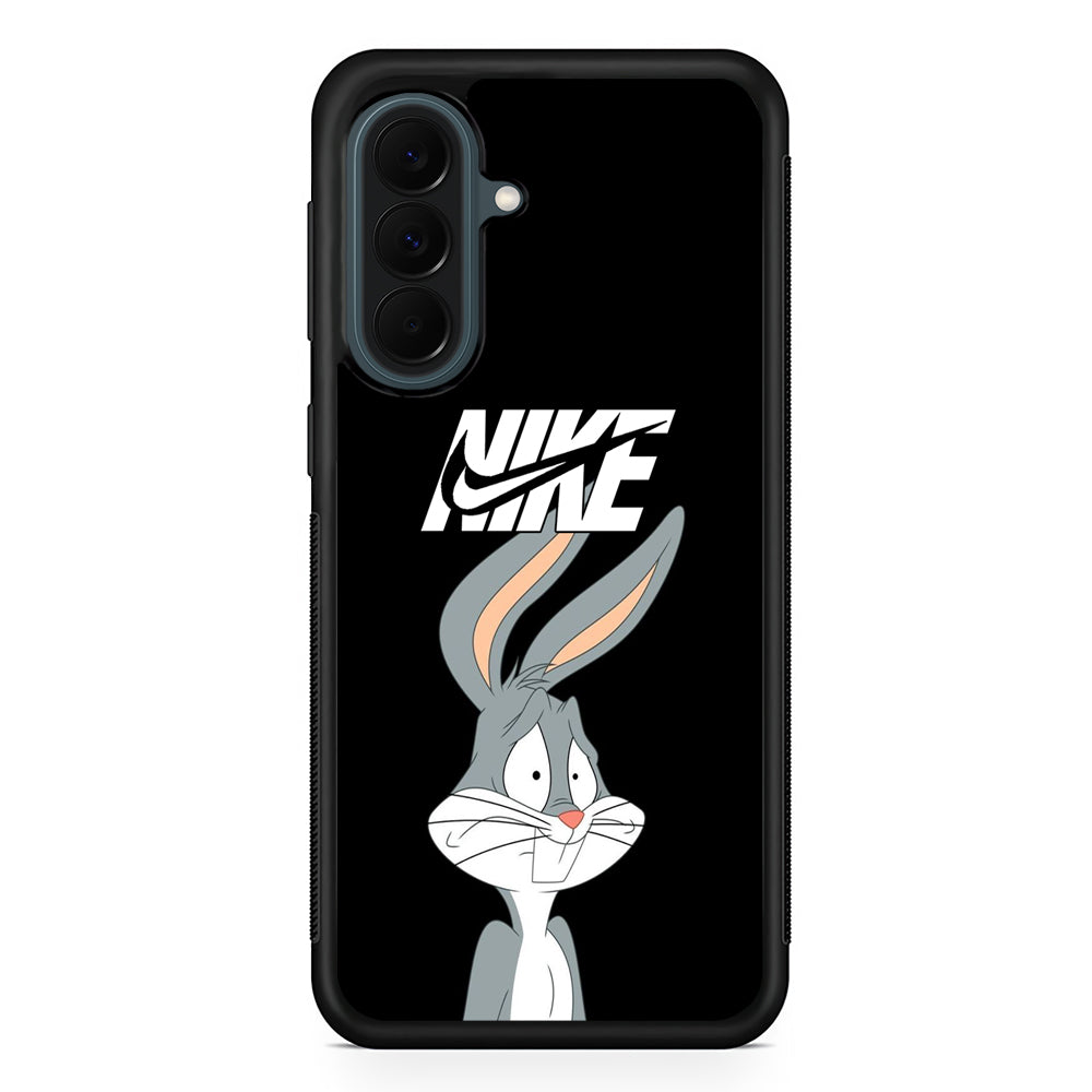 Nike Bugs Bunny Scared Samsung Galaxy A37 Case | Samsung Galaxy A37 Rubber Phone Case