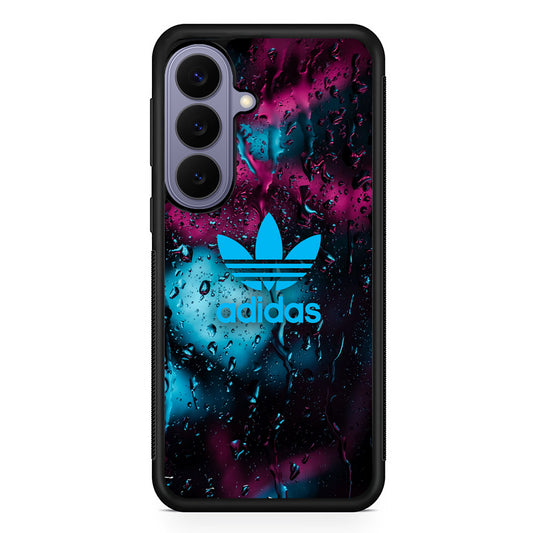 Adidas Blue Dew Samsung Galaxy S26 Case | Slim Protective Rubber Case for Samsung S26