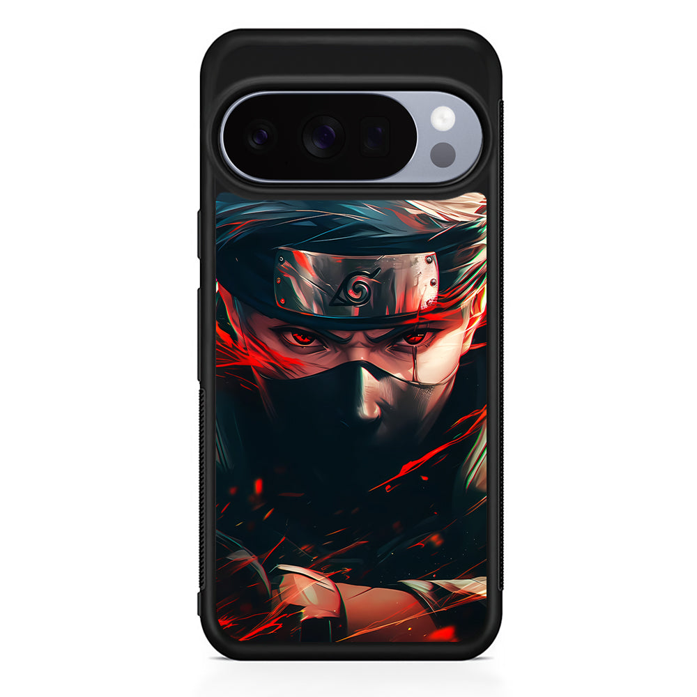 Kakashi Hatake Fighting Mode Google Pixel 10 Pro Case | Slim Google Pixel 10 Pro Rubber Case