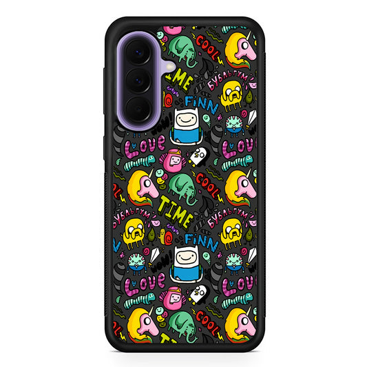 Adventure Time Pattern Samsung Galaxy A57 Case | Slim Samsung Galaxy A57 Rubber Case