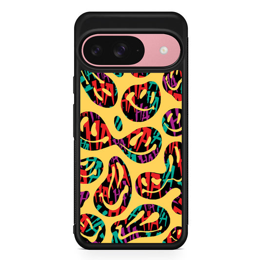 Smiley Dilution Google Pixel 9 Case | Google Pixel 9 Protective Rubber Case