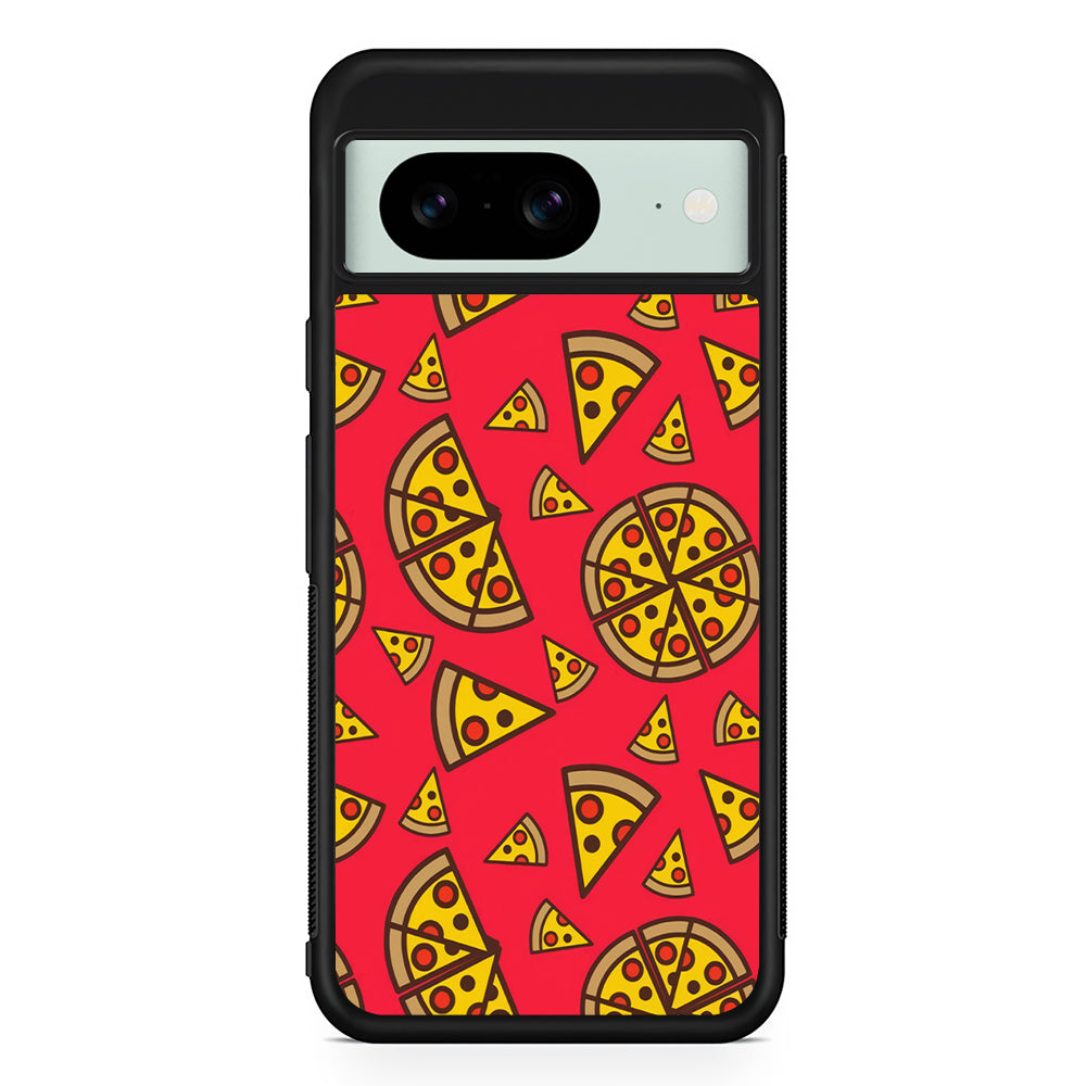 Pizza Slice Pattern Google Pixel 8 Case | Durable Protective Cover for Google Pixel 8