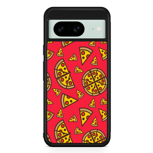 Pizza Slice Pattern Google Pixel 8 Case | Durable Protective Cover for Google Pixel 8