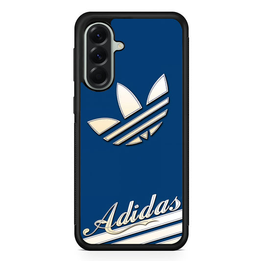 Adidas Stripe Royal Blue Samsung Galaxy A56 Case | Samsung Galaxy A56 Rubber Protective Case