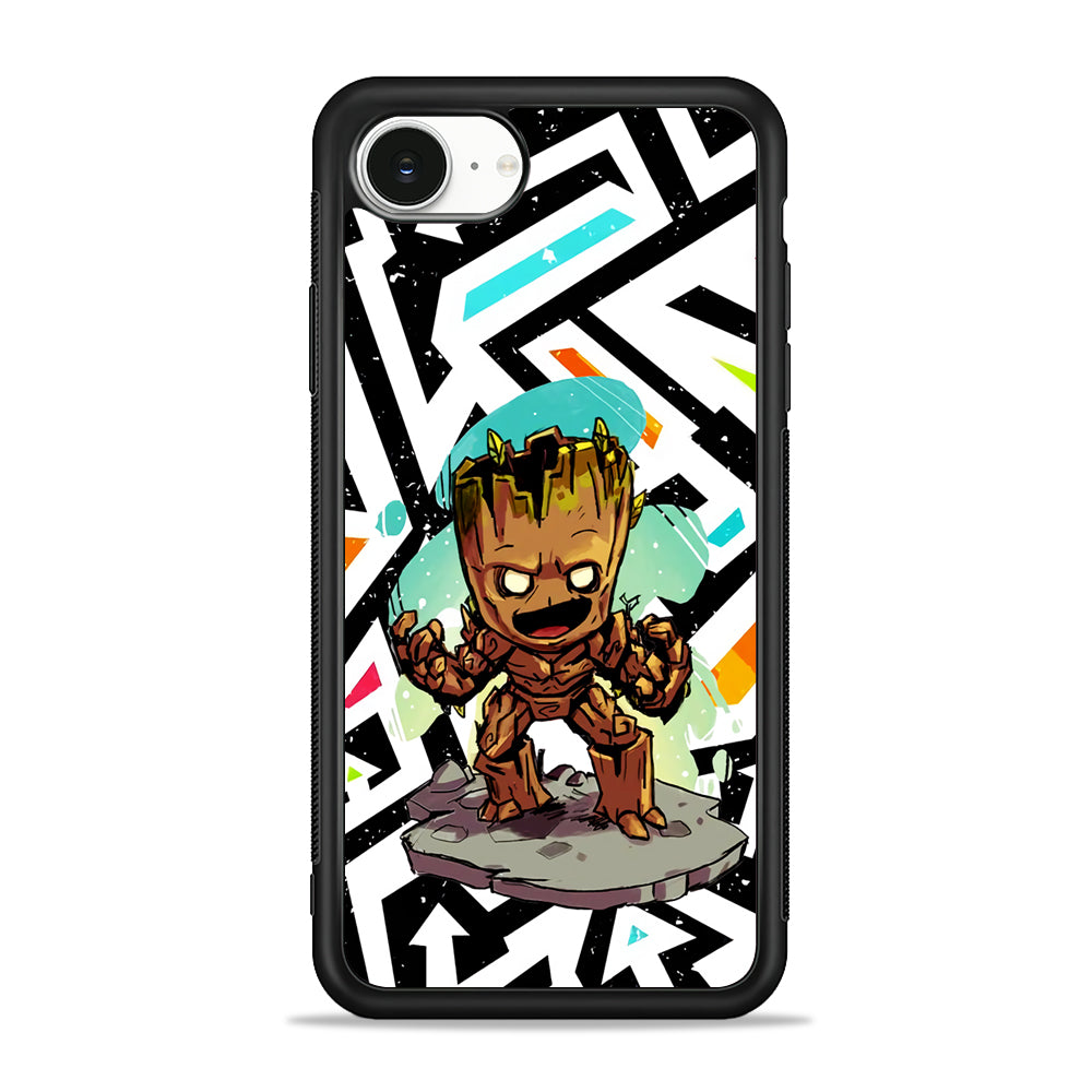 Groot Scream Power iPhone 16e Case | Protective Phone Cover