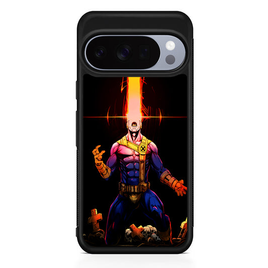 X-Men Cyclops Angry Google Pixel 10 Pro Case | Slim Google Pixel 10 Pro Rubber Case