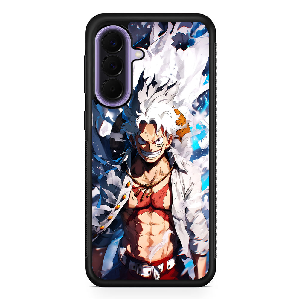 One Piece Luffy Sun God Nika Samsung Galaxy A57 Case | Slim Samsung Galaxy A57 Rubber Case