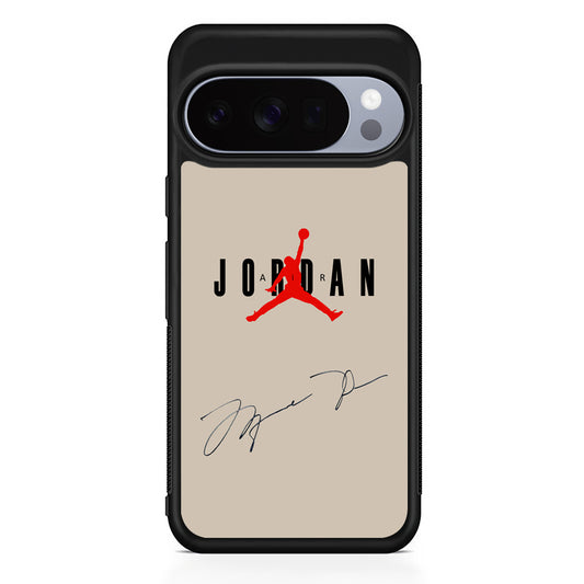 Jordan Signature Google Pixel 10 Pro Case | Slim Google Pixel 10 Pro Rubber Case