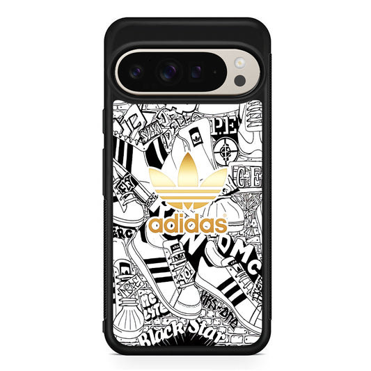 Adidas Fabulous Golden Glow Google Pixel 9 Pro Case | Slim Protective Cover
