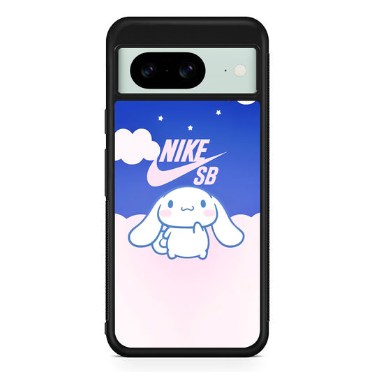 Nike Cinnamoroll Staring At Logos Google Pixel 8 Case | Slim Rubber Case for Google Pixel 8