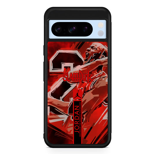 Air Jordan Scream on Fighting Google Pixel 8 Pro Case | Slim Protective Cover