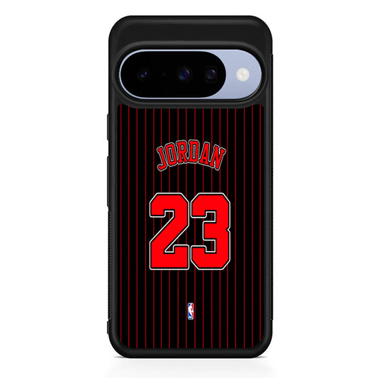 Michael Jordan Jersey 23 Google Pixel 10 Case | Google Pixel 10 Rubber Protective Case