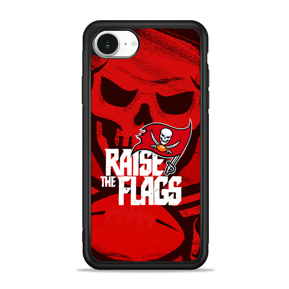 NFL Tampa Bay Buccaneers Flags iPhone 16e Case | Protective Phone Cover