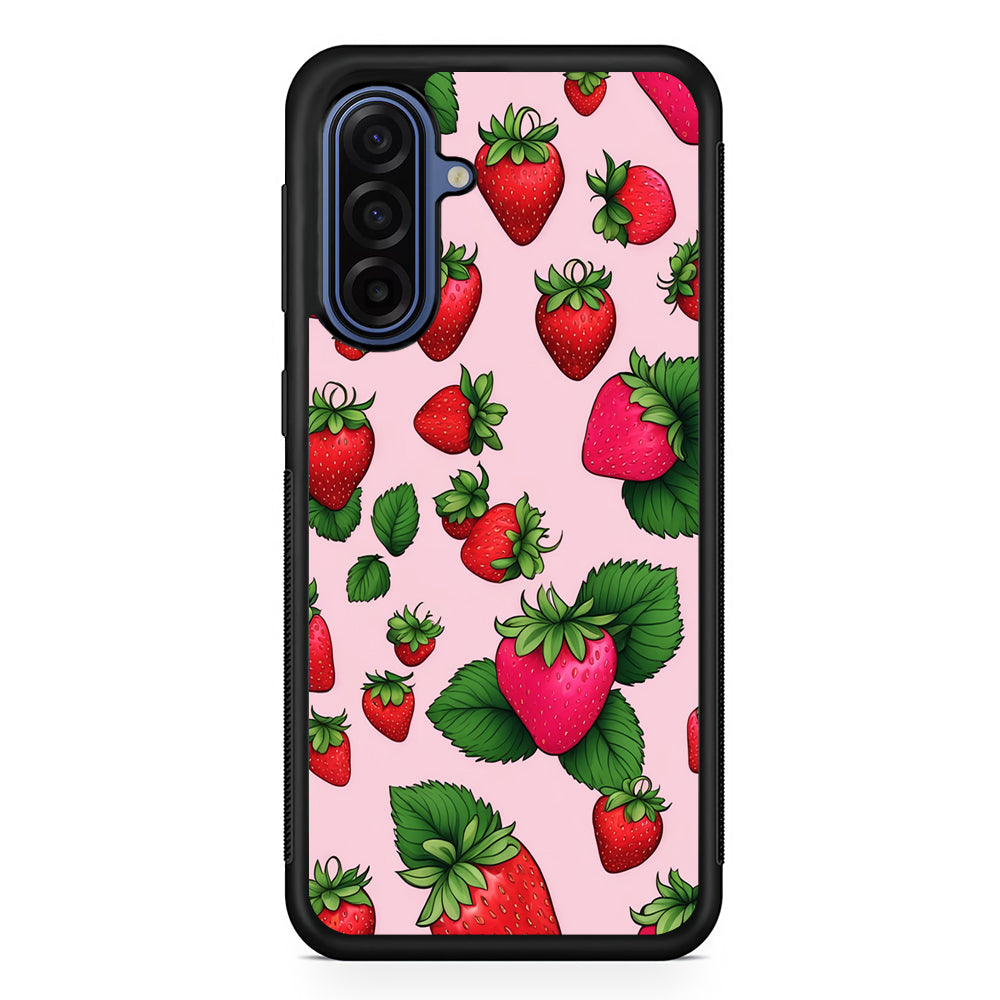 Strawberry Summer Fruit Samsung Galaxy A17 Case | Slim Protective Phone Cover