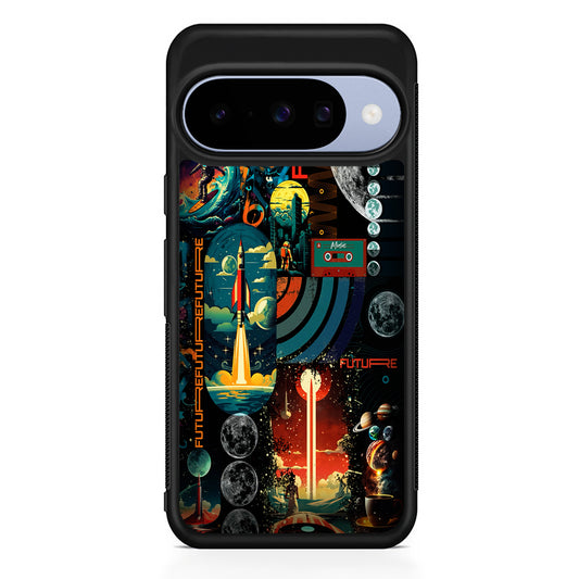 Travel Future Worlds Space Google Pixel 10 Case | Google Pixel 10 Rubber Protective Case