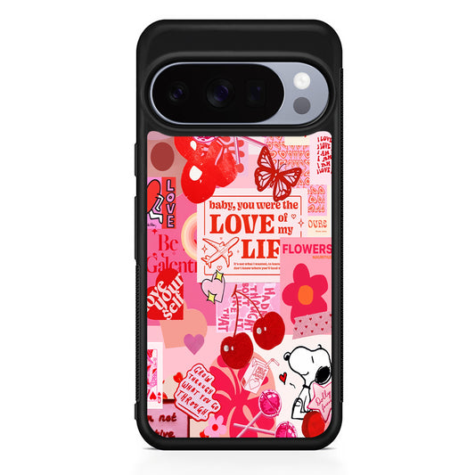 Valentine’s Day Aesthetic Google Pixel 10 Pro Case | Slim Google Pixel 10 Pro Rubber Case