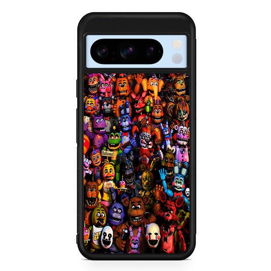 Five Nights at Freddy's FNAF Google Pixel 8 Pro Case | Slim Rubber Case for Google Pixel 8 Pro