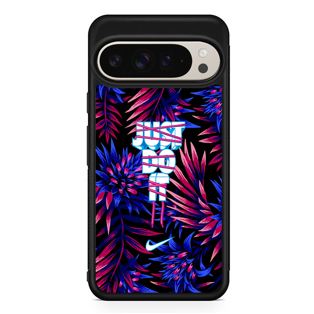 Nike Neon Glow Watchword Google Pixel 9 Pro Case | Slim Protective Cover