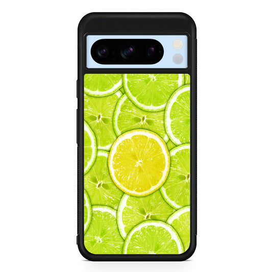 Lime Slice Citrus Fruit Google Pixel 8 Pro Case | Slim Rubber Case for Google Pixel 8 Pro