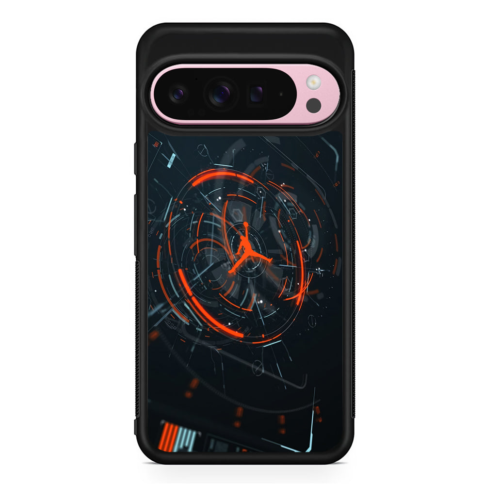 Air Jordan Rising The Digital Circle Google Pixel 9 Pro XL Case | Protective Cover