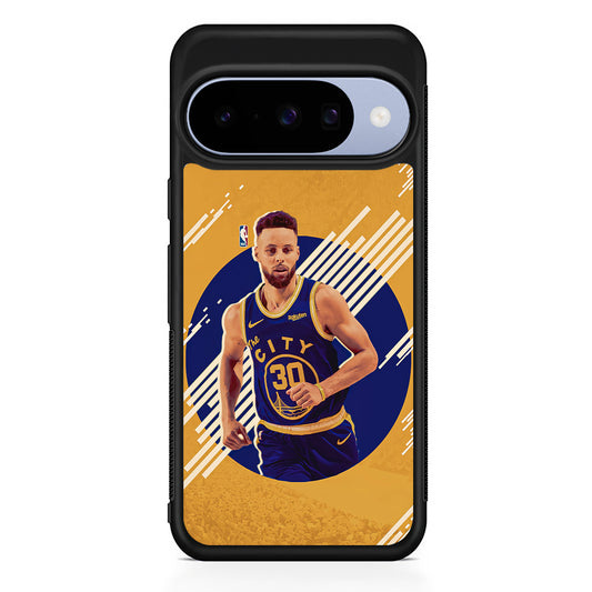 Stephen Curry Basketball Player Google Pixel 10 Case | Google Pixel 10 Rubber Protective Case