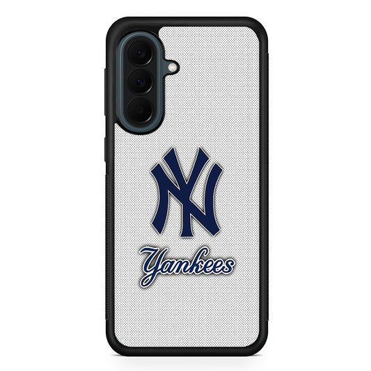 MLB New York Yankees Team Samsung Galaxy A37 Case | Samsung Galaxy A37 Rubber Phone Case